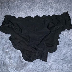 black bathing suit bottoms